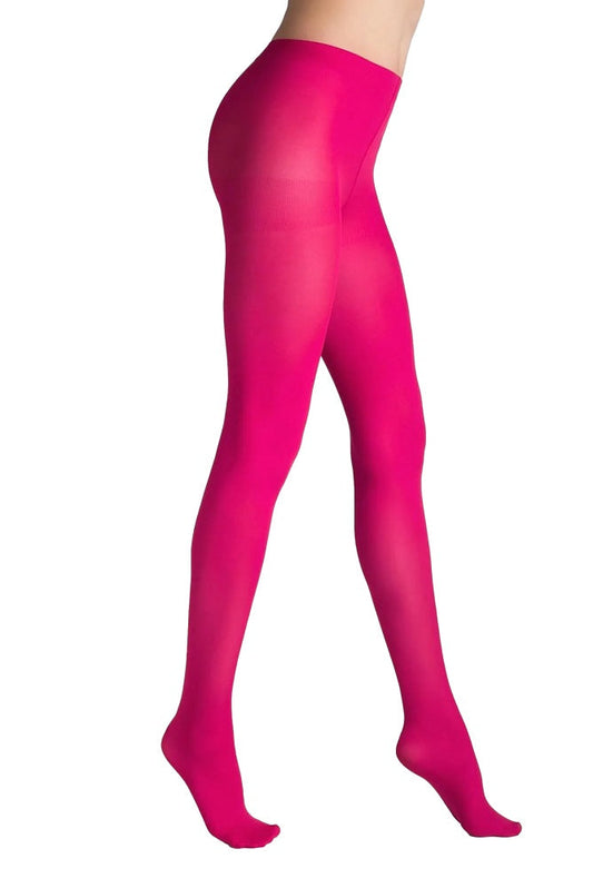 Colourful Opaque Pink Tights  - Fashion Trend 2024