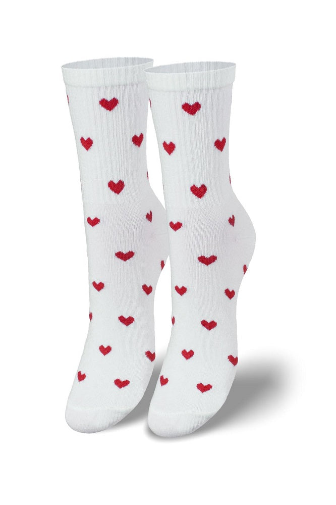Baumwollsocken mit Herz-Muster für Valentinstag